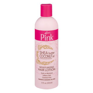 Luster's pink shea butter coconut oil moisturizing hair lotion 355ml/12oz