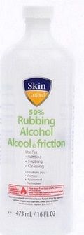 Skin Guard 50% Rubbing Alcohol-473ml/16oz