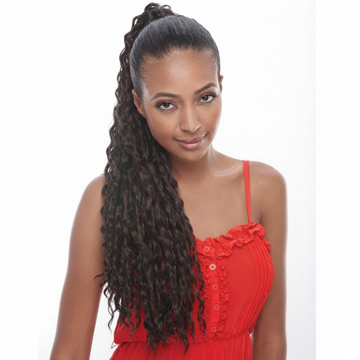Janet Collection Synthetic Ponytail - Avocado D/S