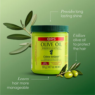 ORS Olive Oil Creme Relaxer Normal Strength  | Smooth & Silky Hair