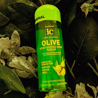 Fantasia IC olive moisturising shine serum 178ml frizz control shine boosting lightweight serum for smooth soft glossy healthy hair