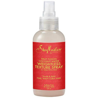 Shea Moisture Fruit Fusion Coconut Water Weightless Texture Spray 4oz/118ml