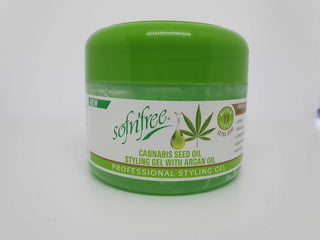 Sofn'free Cannabis Seed Oil Styling Gel with Argan Oil 250ml/8.45oz