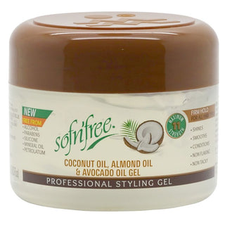 Sofn'free Coconut Oil,Almond Oil & Avocado Oil Gel 250ml/8.45oz