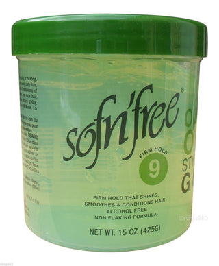 Sofn'free Olive Oil Styling Gel 15oz/425g