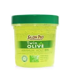 Salon Pro Twin Olive Maximum Hold Gel 8oz/227g