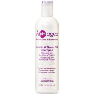 Aphogee Keratin & Green Tea Shampoo 12oz/355ml
