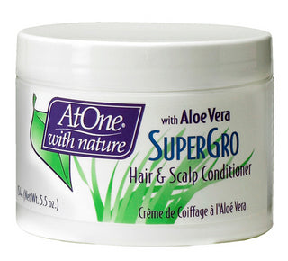 AtOne with nature with AloeVera SuperGro Hair & Scalp Conditioner 5.5oz/154G
