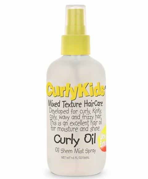 Huile bouclée de soin capillaire à texture mixte pour enfants bouclés 4,6 oz / 138 ml