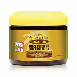 Jamaican Mango & Lime Jamaican Black Castor Oil Skin & Hair Butter 6oz/177ml