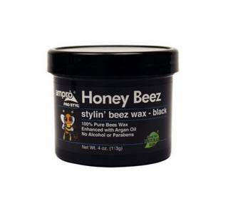 Ampro Pro Styl Honey Beez Stylin' Beez Wax - Black 4oz/113g