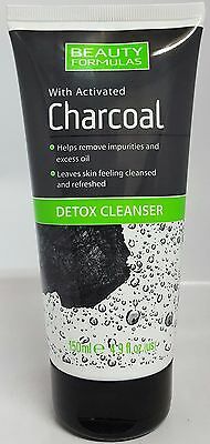 Beauty Formulas With Activated Charcoal Detox Cleanser 150ml/4.9oz