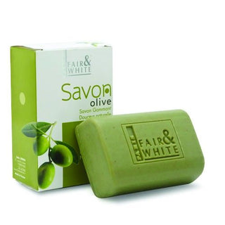 Fair & White Olive Exfoliating Soap 200g/7ooz