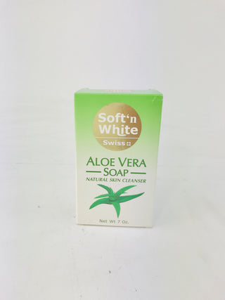 Soft'N White Aloe Vera Soap 7oz