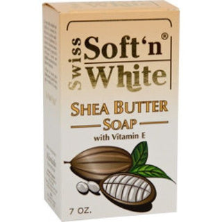 Soft'n White Swiss Shea Butter Soap With Vitamin E 7oz