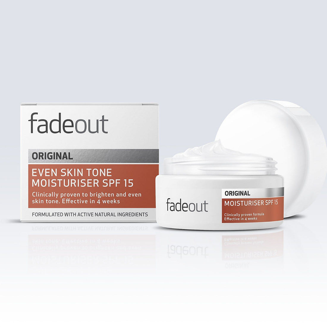 Fadeout Orignal Crème hydratante uniforme pour teint SPF 15 50ML