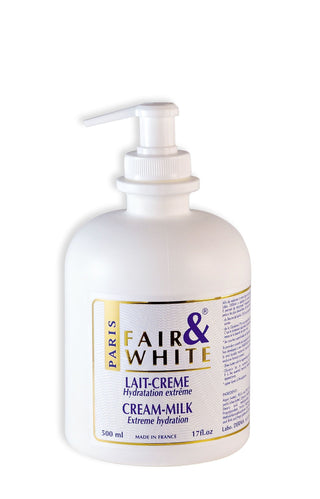 Fair & White Hydrating Extreme Cream Milk 500ml/17.6oz