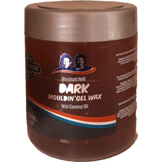 MAXIMUM HOLD DARK MOULDIN'GEL WAX  WITH COCONUT OIL 500ML 16.91OZ