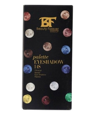 BEAUTY FOREVER LONDON 14S MINERAL BASED EYE SHADOW PALETTE 101