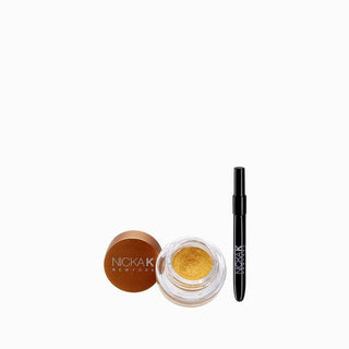 NICKAK Newyork Gel Eyeliner Long Wearing Smudge-free GOLD & Brown