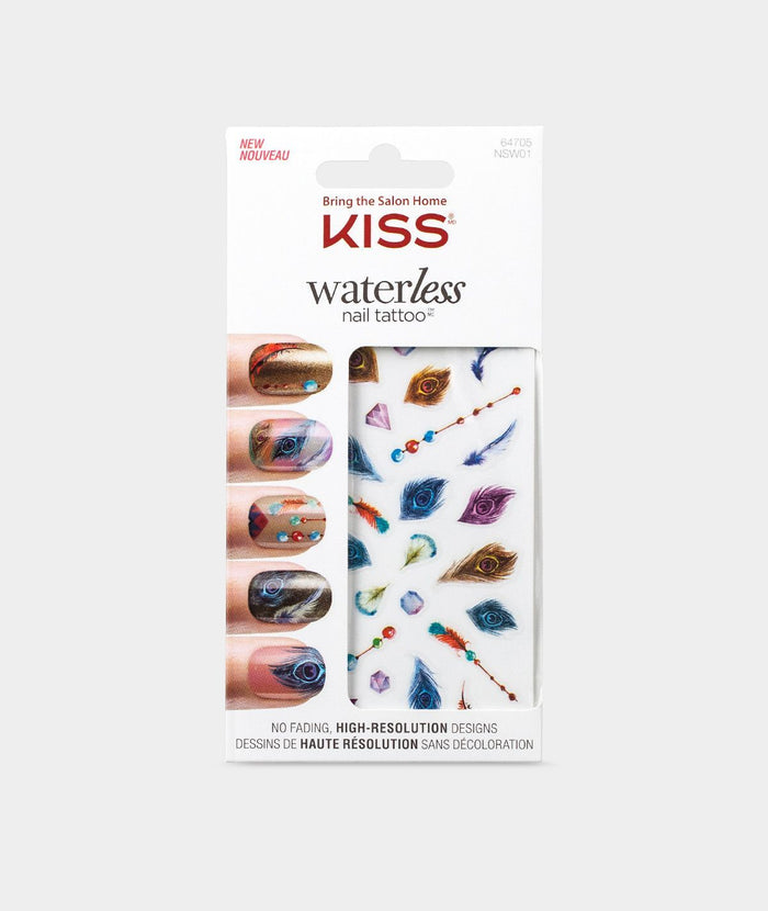 TATOUAGE D'ONGLES SANS EAU KISS NSW01