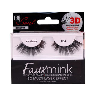 Faux Mink Eyelashes Natural Look Tapered Point 3D Multi Layer Effect