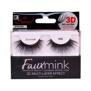 Faux Mink Eyelashes Natural Look Tapered Point 3D Multi Layer Effect
