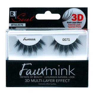 Faux Mink Eyelashes Natural Look Tapered Point 3D Multi Layer Effect