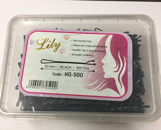 LILY|50MM|BLACK|500PCS. HG-500
