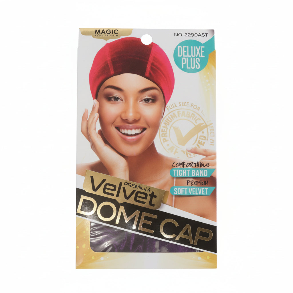 Casquette dôme en velours Premium Magic Collection - 2290AST