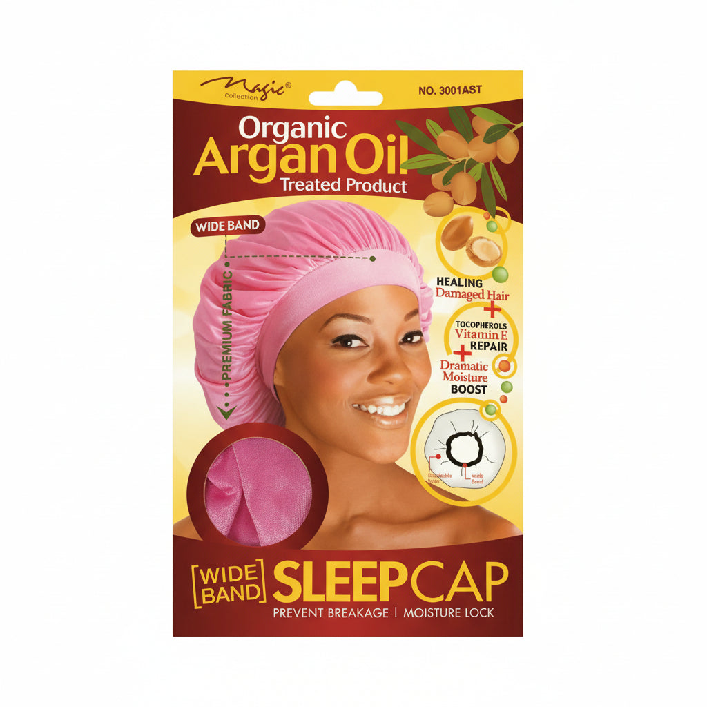 Magic Collection Wide Band Sleep Cap - 3001AST