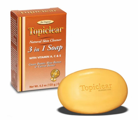 Topiclear Natural Skin Cleaner 3 in 1 Soap 4.5oz/125g