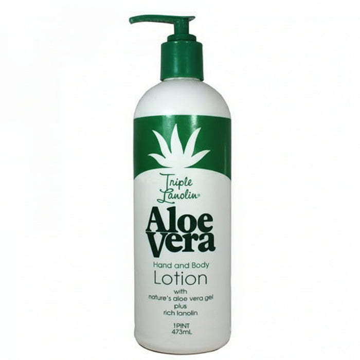 Lait Mains Et Corps Triple Lanoline Aloe Vera 473 ml