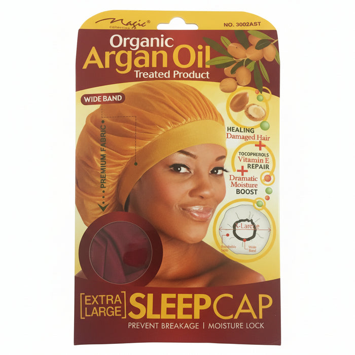 Magic Collection Organic Argan Oil Sleep Cap - 3002BLA