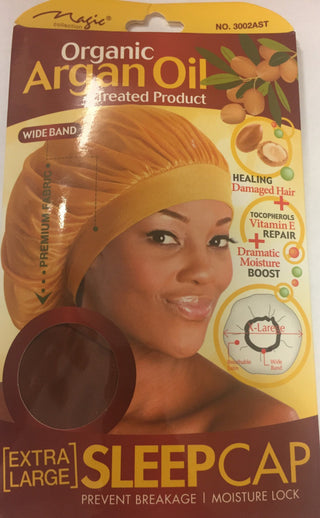 Magic Collection Organic Argan Oil Sleep Cap - 3002BLA