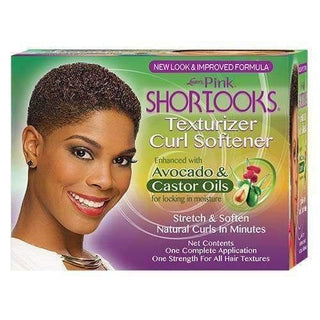 Luster's Pink Shortlooks Texturizer Curl Softener 1 Complete Application Kit