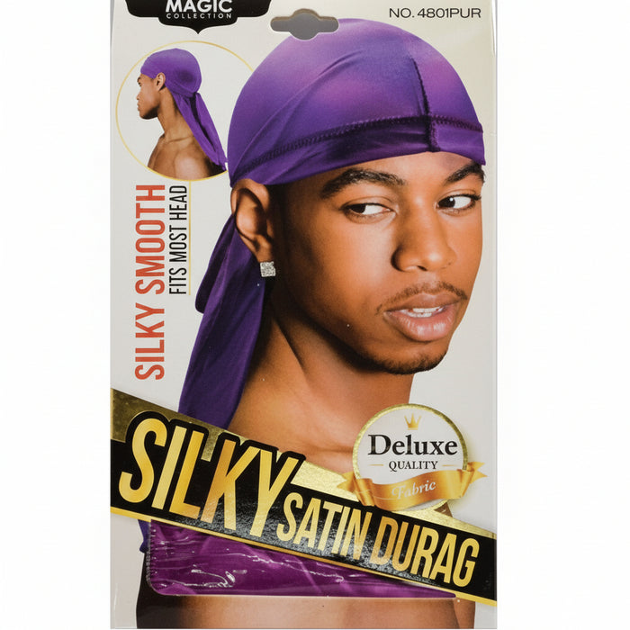 Magic Collection Silky Satin Durag 4801BLA