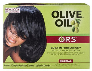 ORS Olive Oil No-Lye Hair Relaxer Full Application