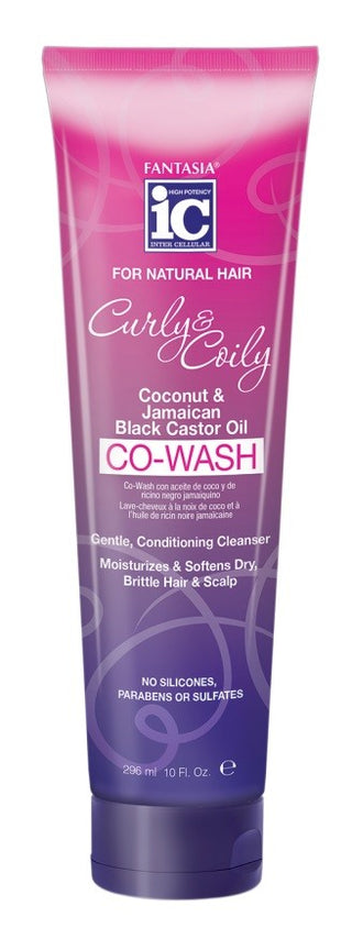 FANTASIA IC COCONUT & JAMAICAN BLACK CASTOR OIL CO-WASH 296ML/10OZ