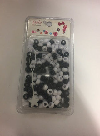 Style Collection Hair Accessories Black & White - BD001
