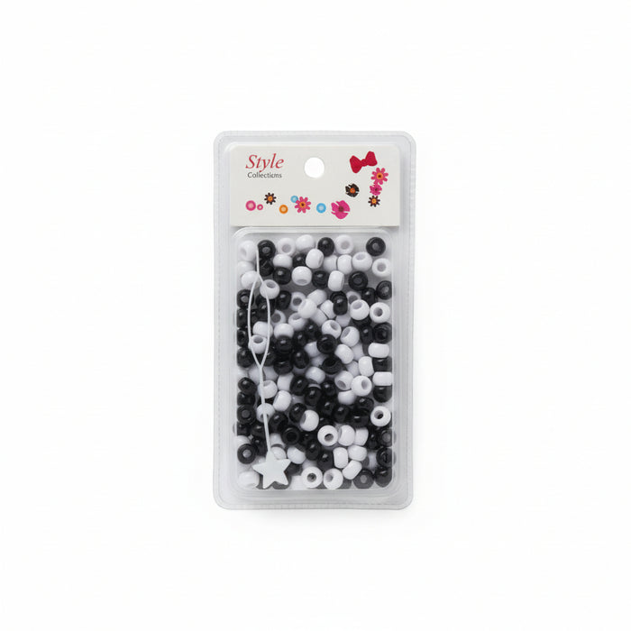 Style Collection Accessoires pour Cheveux Noir &amp; Blanc - BD001