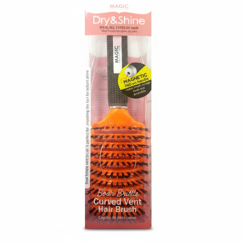 Magic Collection Boar Bristle Curved Vent Hair Brush - 2482