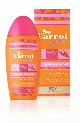 F&W So Carrot So White Premium Body Care Brightening Lotion 500ml - 17.7oz