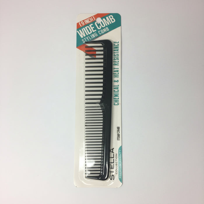 Stella Collection Peigne coiffant de 9 pouces de large - 2448