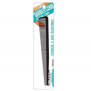 Stella Collection 7¼ Inch Barber Comb Styling Comb - 2444