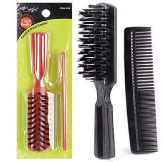 Magic Collection Comb & Brush Combo Black  - 2453