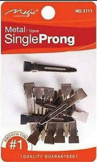 Magic Collection 12Pcs Single Prong - 3111
