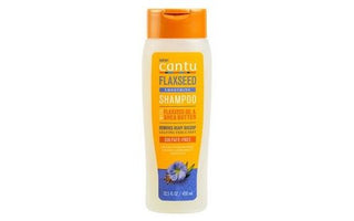 Cantu Flaxseed Smoothing Shampoo Sulfate - Free - 13.5oz / 400ml