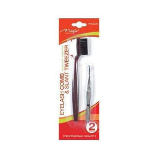 Magic Collection Eyelash Comb & Slant Tweezer - NC033C