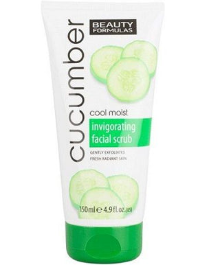 Beauty Formulas Cucumber Invigorating Facial Scrub-150ml/4.9oz